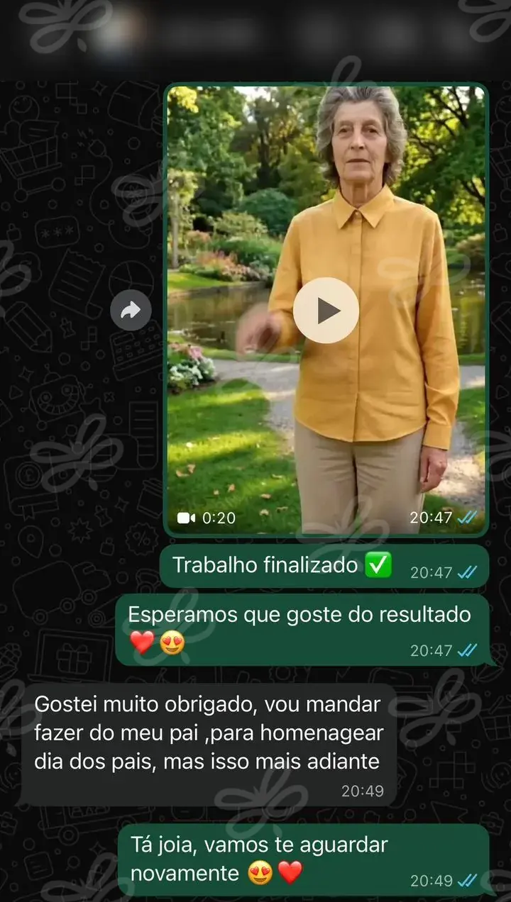 Depoimento real